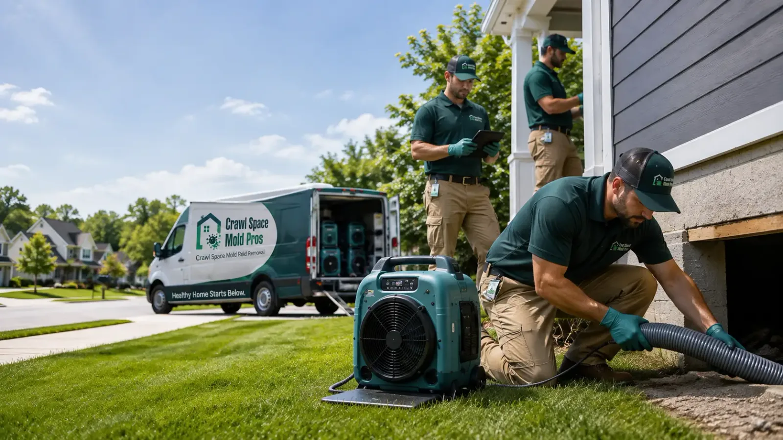 Crawl Space Mold Removal in De Soto, IA